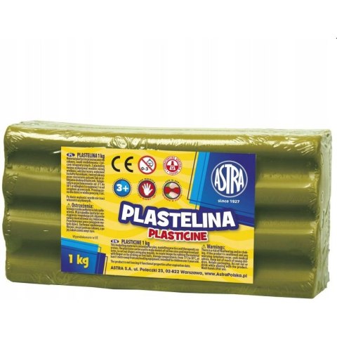 Plastelina Astra 1 kg oliwkowa 303111018 ASTRA Plastelina Astra 1 kg oliwkowa 303111018 ASTRA