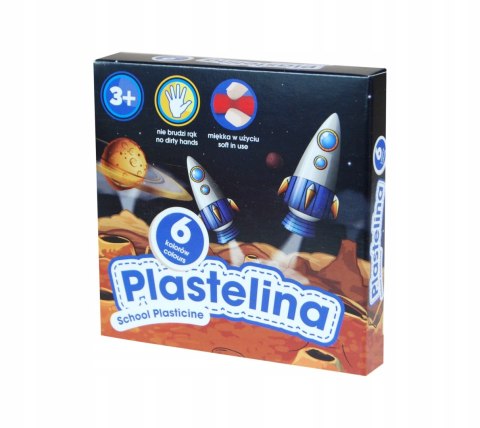 Plastelina szkolna 6 kolorów KOSMOS 303218004 ASTRA Plastelina szkolna 6 kolorów KOSMOS 303218004 ASTRA