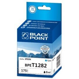 Tusz BLACK POINT (BPET1282) niebieski 8ml zamiennik EPSON (T1282/C13T12824012) S22/SX125/SX425W Tusz BLACK POINT (BPET1282) niebieski 8ml zamiennik EPSON (T1282/C13T12824012) S22/SX125/SX425W