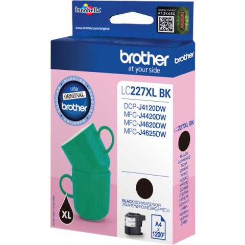 Tusz BROTHER (LC227XL-BK) czarny 1200str Tusz BROTHER (LC227XL-BK) czarny 1200str