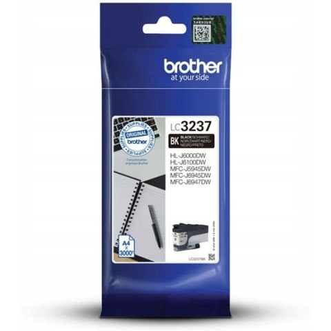 Tusz BROTHER (LC3237BK) czarny 60,11ml/3000str Tusz BROTHER (LC3237BK) czarny 60,11ml/3000str