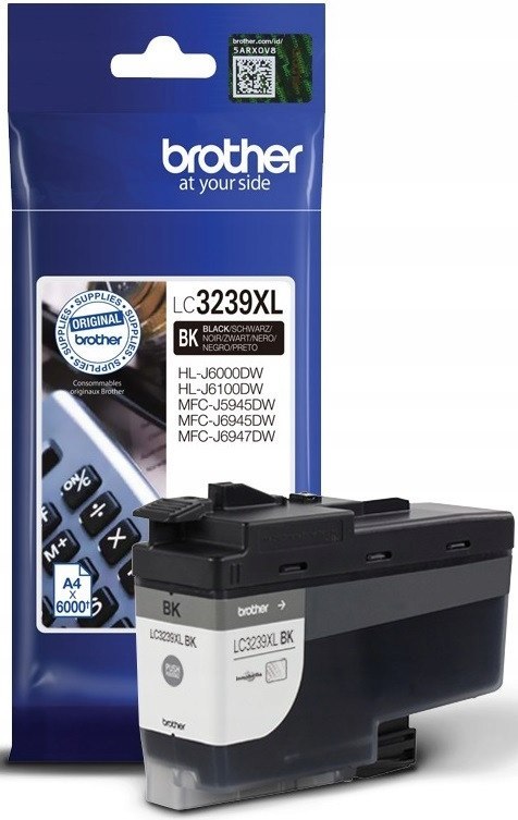 Tusz BROTHER (LC3239XLBK) czarny 111,40ml/6000str Tusz BROTHER (LC3239XLBK) czarny 111,40ml/6000str
