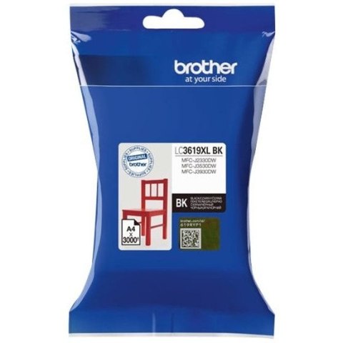 Tusz BROTHER (LC3619XL-BK) czarny 3000str Tusz BROTHER (LC3619XL-BK) czarny 3000str