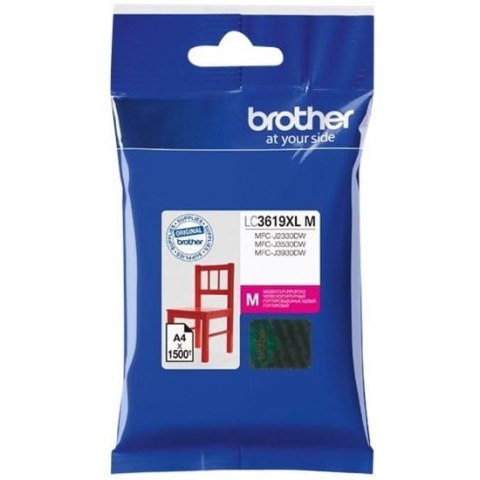 Tusz BROTHER (LC3619XL-M) purpurowy 1500str Tusz BROTHER (LC3619XL-M) purpurowy 1500str