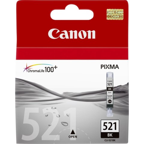 Tusz CANON (CLI-521BK/2933B001) czarny foto 1200str iP3600/4600/MP540 Tusz CANON (CLI-521BK/2933B001) czarny foto 1200str iP3600/4600/MP540