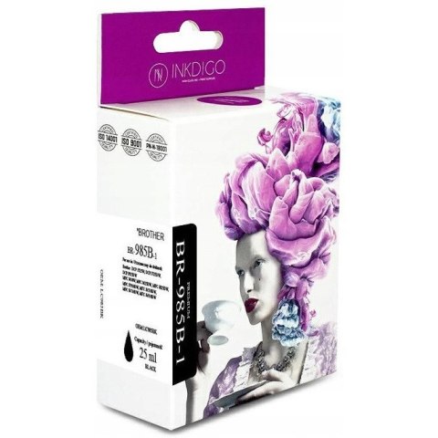 Tusz INKDIGO (BR-985B-1) czarny 25ml zamiennik BROTHER (LC985BK) Tusz INKDIGO (BR-985B-1) czarny 25ml zamiennik BROTHER (LC985BK)
