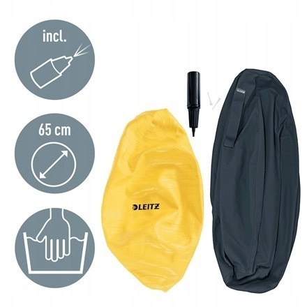 Piłka do siedzenia LEITZ Ergo Cosy szara 52790089 Piłka do siedzenia LEITZ Ergo Cosy szara 52790089