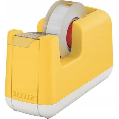 Podajnik taśmy klejącej Leitz Cosy, żółty 53670019 Podajnik taśmy klejącej Leitz Cosy, żółty 53670019
