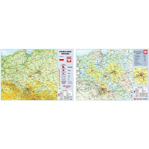 Podkład dwustronny MAPA POLSKI 59x41.7cm 0318-0049-99 P PANTA PLAST Podkład dwustronny MAPA POLSKI 59x41.7cm 0318-0049-99 P PANTA PLAST