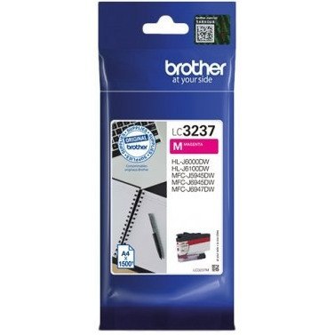 Tusz BROTHER (LC3237M) purpurowy 1500str Tusz BROTHER (LC3237M) purpurowy 1500str