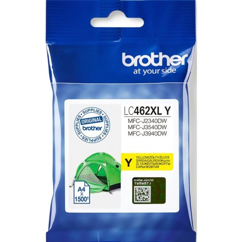 Tusz BROTHER (LC462XL Y) żółty 1500str Tusz BROTHER (LC462XL Y) żółty 1500str