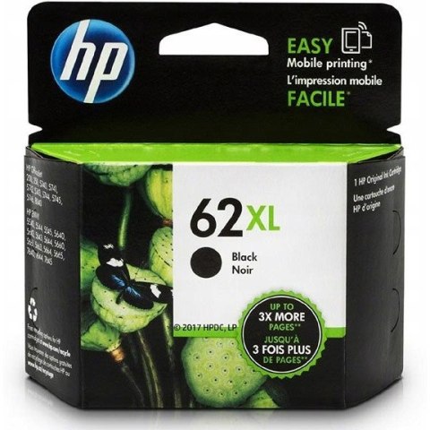 Tusz HP 62XL (C2P05AE) czarny 600str/12ml Tusz HP 62XL (C2P05AE) czarny 600str/12ml
