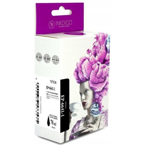 Tusz INKDIGO (EP-6641-1) czarny 70ml zamiennik EPSON (T6641/C13T66414) Tusz INKDIGO (EP-6641-1) czarny 70ml zamiennik EPSON (T6641/C13T66414)