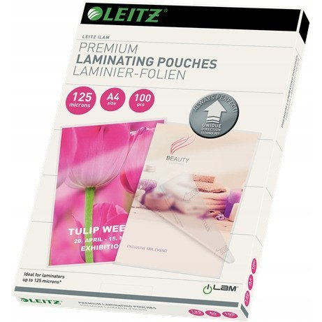 Folia do laminacji LEITZ iLAM UDT A4 125 mic. 74810000 Folia do laminacji LEITZ iLAM UDT A4 125 mic. 74810000