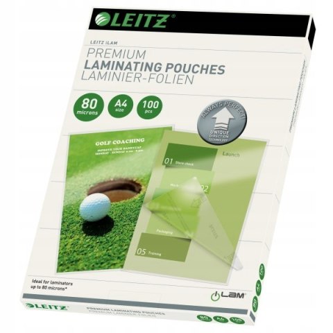 Folia do laminacji LEITZ iLAM UDT A4 80 mic. 74780000 Folia do laminacji LEITZ iLAM UDT A4 80 mic. 74780000