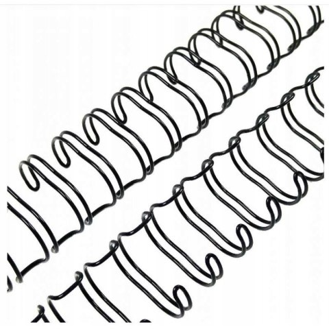 Grzbiety drutowe GBC A4 21L 8mm czarne (100szt) IB165122 Grzbiety drutowe GBC A4 21L 8mm czarne (100szt) IB165122