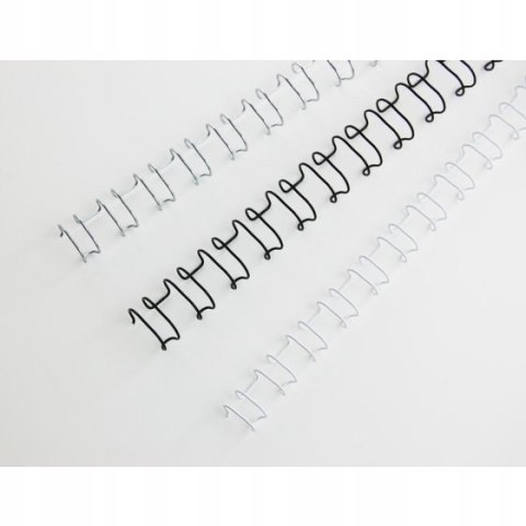 Grzbiety drutowe GBC A4 21L 8mm czarne (100szt) IB165122 Grzbiety drutowe GBC A4 21L 8mm czarne (100szt) IB165122
