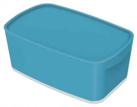MyBox Cosy mały pojemnik z pokrywką niebieski 52630061 LEITZ MyBox Cosy mały pojemnik z pokrywką niebieski 52630061 LEITZ