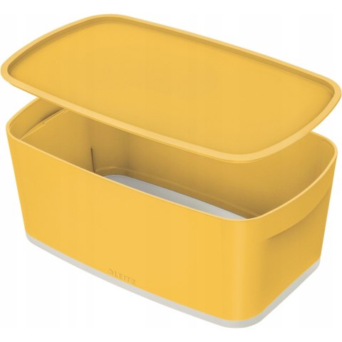 MyBox Cosy mały pojemnik z pokrywką żółty 52630019 LEITZ MyBox Cosy mały pojemnik z pokrywką żółty 52630019 LEITZ