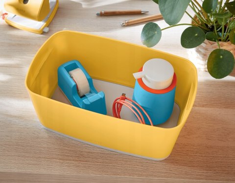 MyBox Cosy mały pojemnik z pokrywką żółty 52630019 LEITZ MyBox Cosy mały pojemnik z pokrywką żółty 52630019 LEITZ