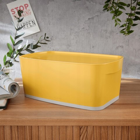 MyBox Cosy mały pojemnik z pokrywką żółty 52630019 LEITZ MyBox Cosy mały pojemnik z pokrywką żółty 52630019 LEITZ