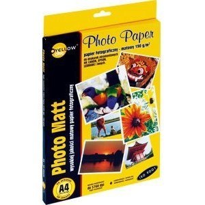 Papier foto YELLOW ONE A4 190g A50 matowy (4M190) 150-1180 Papier foto YELLOW ONE A4 190g A50 matowy (4M190) 150-1180