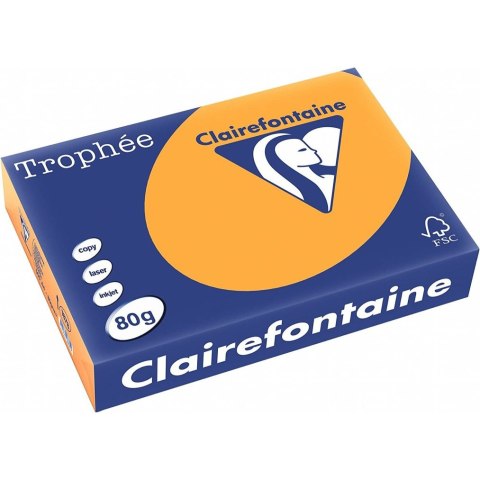 Papier ksero A4 80g TROPHEE mandarynkowy XCA41878 CLAIREFONTAINE Papier ksero A4 80g TROPHEE mandarynkowy XCA41878 CLAIREFONTAINE