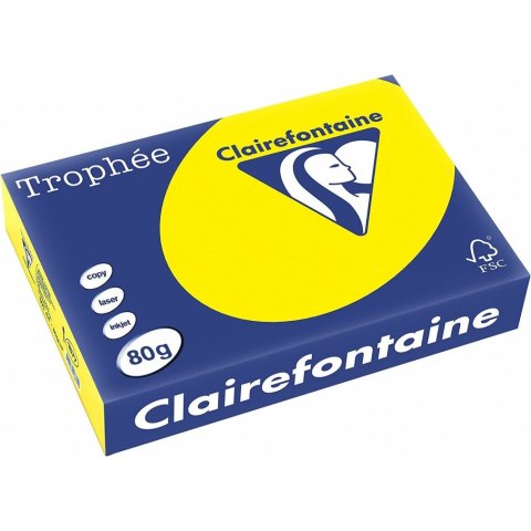 Papier ksero A4 80g TROPHEE słoneczny XCA41877 CLAIREFONTAINE Papier ksero A4 80g TROPHEE słoneczny XCA41877 CLAIREFONTAINE
