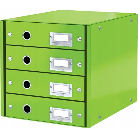 Pojemnik z 4 szufladami Leitz C&S, zielony 60490054 Pojemnik z 4 szufladami Leitz C&S, zielony 60490054