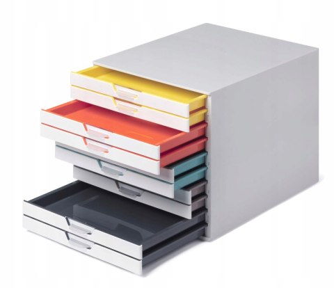 Pojemnik z dziesięcioma kolorowymi szufladkami VARICOLOR mix 10, 763027 DURABLE Pojemnik z dziesięcioma kolorowymi szufladkami VARICOLOR mix 10, 763027 DURABLE