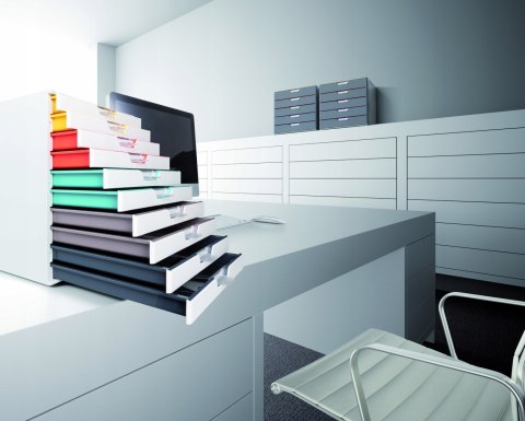 Pojemnik z dziesięcioma kolorowymi szufladkami VARICOLOR mix 10, 763027 DURABLE Pojemnik z dziesięcioma kolorowymi szufladkami VARICOLOR mix 10, 763027 DURABLE