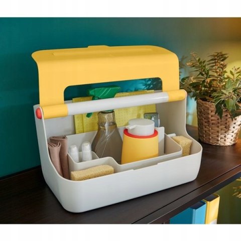 Pojemnik z uchwytem Leitz Cosy, żółty 61250019 Pojemnik z uchwytem Leitz Cosy, żółty 61250019