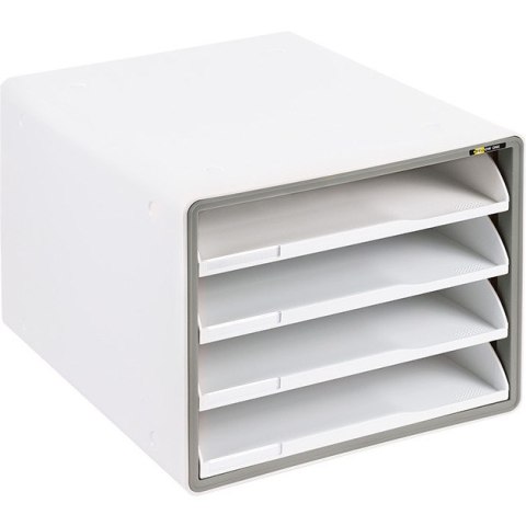 Szafka na dokumenty Yellow One platikowa 4 szuflady otwarte szara YL-SP04NW 120-1896 Szafka na dokumenty Yellow One platikowa 4 szuflady otwarte szara YL-SP04NW 120-1896