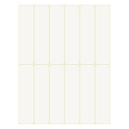 Etykieta identyfikatory imienne 76x19mm(10 arkuszy = 120etykiet) białe foliowe 51066 AVERY ZWECKFORM