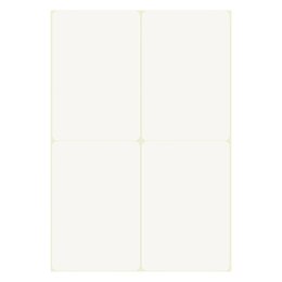 Etykieta identyfikatory imienne 80x54mm(10 arkuszy = 40etykiet) Sztuczny jedwab 51063 AVERY ZWECKFORM