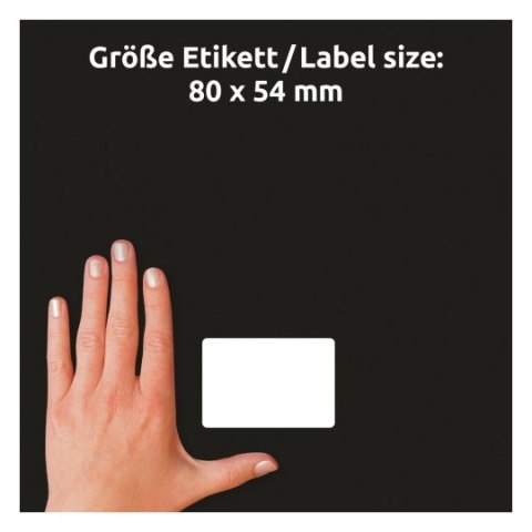 Etykieta identyfikatory imienne 80x54mm(10 arkuszy = 40etykiet) Sztuczny jedwab 51063 AVERY ZWECKFORM Etykieta identyfikatory imienne 80x54mm(10 arkuszy = 40etykiet) Sztuczny jedwab 51063 AVERY ZWECKFORM