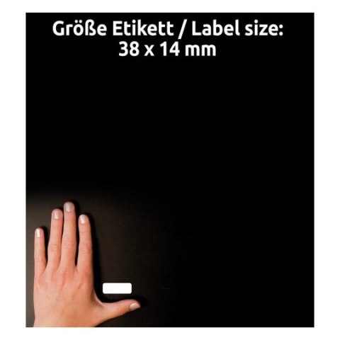 Etykieta mini 38x14mm do opisu ręcznego (400 etykiet) 3831 AVERY ZWECKFORM Etykieta mini 38x14mm do opisu ręcznego (400 etykiet) 3831 AVERY ZWECKFORM