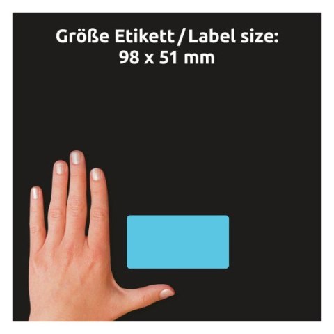 Etykieta w 5 kolorach 98x51mm (30 arkuszy = 90 etykiet) do opisu ręcznego 51046 AVERY ZWECKFORM Etykieta w 5 kolorach 98x51mm (30 arkuszy = 90 etykiet) do opisu ręcznego 51046 AVERY ZWECKFORM