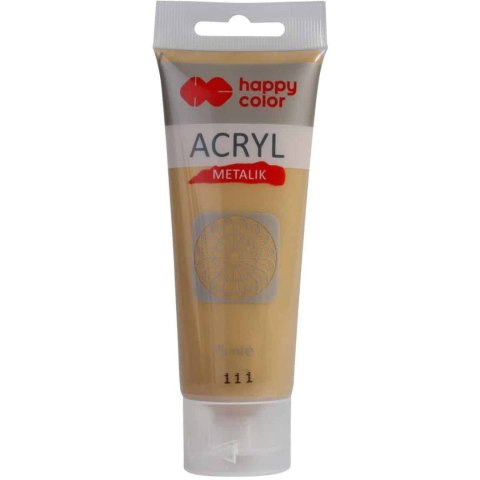 Farba akrylowa 75ml czyste złoto metallik HA 7370 0075-111 HAPPY COLOR Farba akrylowa 75ml czyste złoto metallik HA 7370 0075-111 HAPPY COLOR