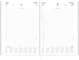 Kalendarz A4 VIVELLA czarny, dzienny papier biały 216A4DB Wokół Nas