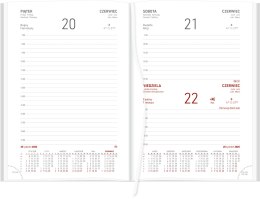 Kalendarz A5 VIVELLA dzienny, czarny, papier biały 216A5DB Wokół nas