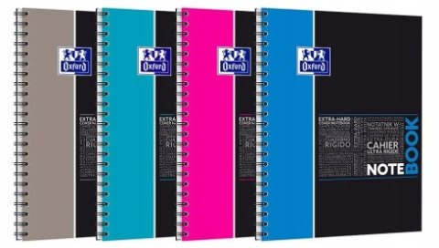 Kołozeszyt A4 80k kratka NOTEBOOK mix kolor 400037406 OXFORD Kołozeszyt A4 80k kratka NOTEBOOK mix kolor 400037406 OXFORD