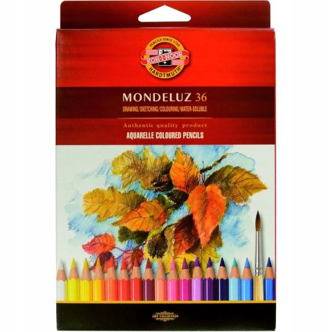Kredki akwarelowe MONDELUZ 36 kolorów 3719 KOH-I-NOOR Kredki akwarelowe MONDELUZ 36 kolorów 3719 KOH-I-NOOR