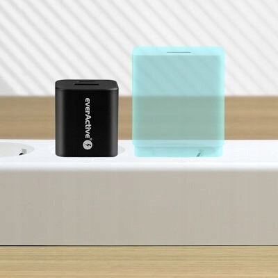 Ładowarka sieciowa 230V EVERACTIVE SC-390QB 1xUSB-C + 1xUSB 3A czarna Ładowarka sieciowa 230V EVERACTIVE SC-390QB 1xUSB-C + 1xUSB 3A czarna