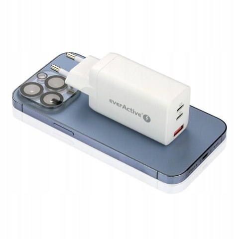 Ładowarka sieciowa 230V EVERACTIVE SC-650Q 1xUSB 3A + 2xUSB-C 3,25A 65W biała Ładowarka sieciowa 230V EVERACTIVE SC-650Q 1xUSB 3A + 2xUSB-C 3,25A 65W biała