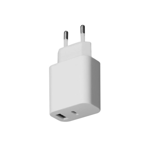 Ładowarka sieciowa 230V PLATINET 1xUSB-A + 1xUSB-C 30W biała (45481) Ładowarka sieciowa 230V PLATINET 1xUSB-A + 1xUSB-C 30W biała (45481)