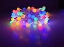 Lampki choinkowe 10m MODEE kolorowe kulki 100 led 230V ML-C2011