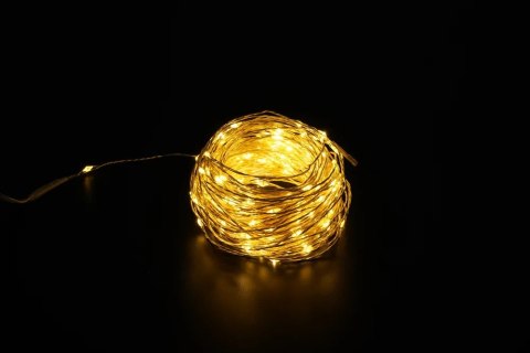 Lampki dekoracyjne 5m MODEE ciepła barwa 100 led zasilanie 3xAA/LR6 ML-C1011 Lampki dekoracyjne 5m MODEE ciepła barwa 100 led zasilanie 3xAA/LR6 ML-C1011