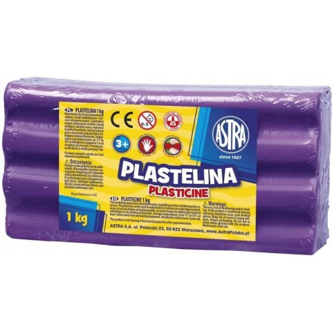 Plastelina Astra 1 kg fioletowa 303111010 ASTRA Plastelina Astra 1 kg fioletowa 303111010 ASTRA