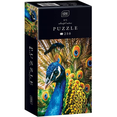 Puzzle 250 Colourful Nature 1 PEACOCK INTERDRUK Puzzle 250 Colourful Nature 1 PEACOCK INTERDRUK